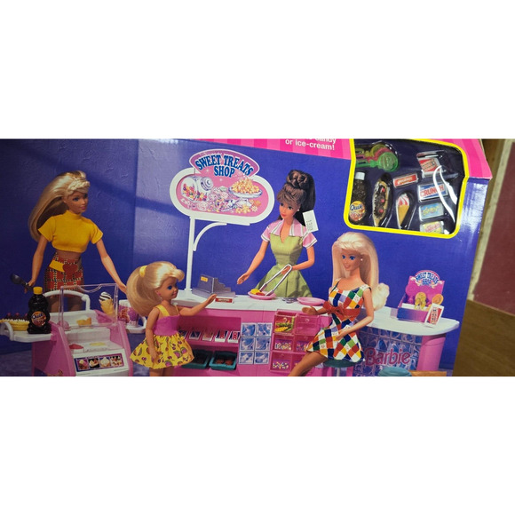 Barbie Sweet Treats Shop Cooking Color Change Magic Set 1998 NEW in Box - Picture 2 of 9